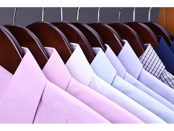 JS HOME Premium Wooden Hangers 20 Pack