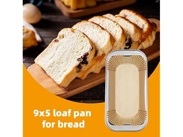 MAXTBEE Loaf Pan Liners, 200Pcs Non-Stick