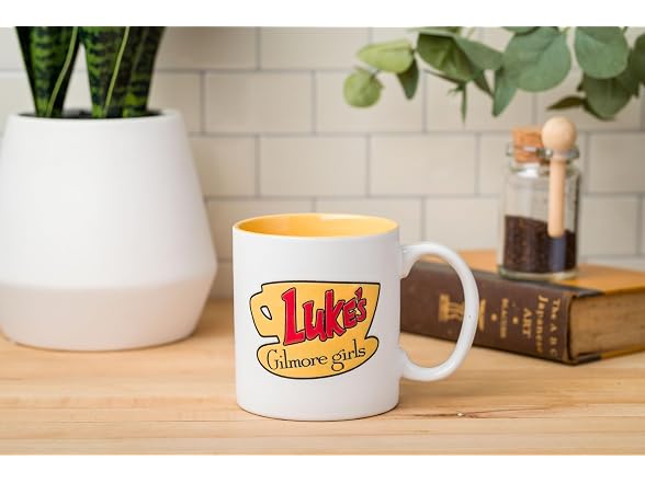Gilmore Girls Luke's Diner Logo Wax Resist Ceramic Mug