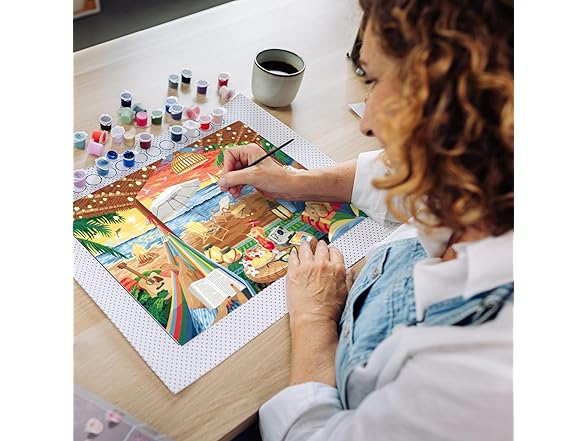 Ravensburger Relax CreArt Cozy Cabana Paint by Numbers Kit
