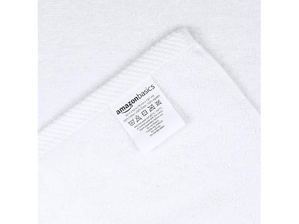Amazon Basics 100% Cotton Soft Quick-Dry 8-Piece Towel Set