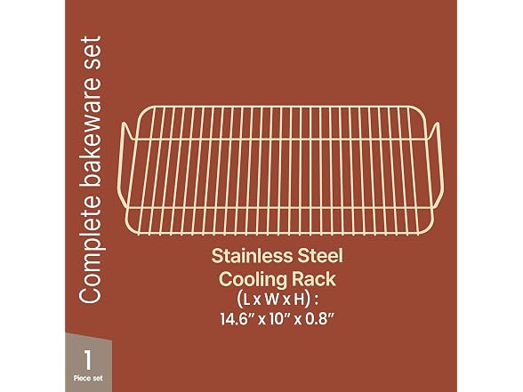 BAKKEN SWISS Stainless Steel Cooling Rack 14.6x10"
