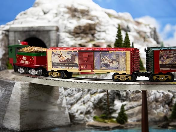 Lionel Disney Mickey & Minnie Evening Sleigh Ride Christmas Boxcar