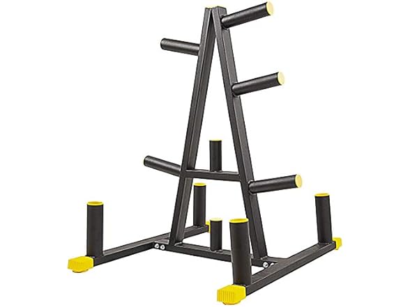 Signature Fitness 2-in-1  Weight Plate Rack