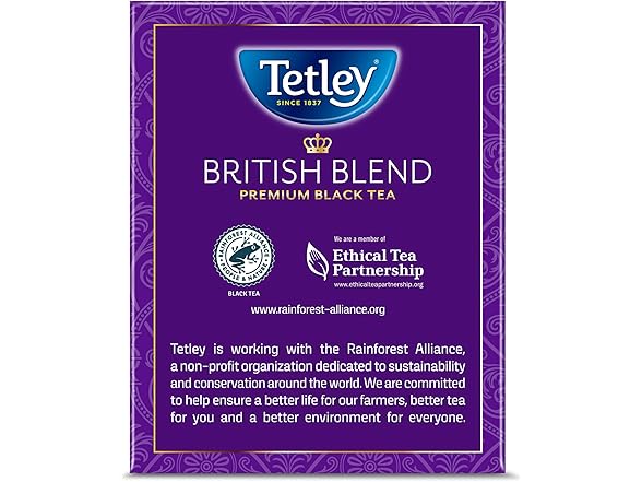 Tetley British Blend Premium Black Tea,