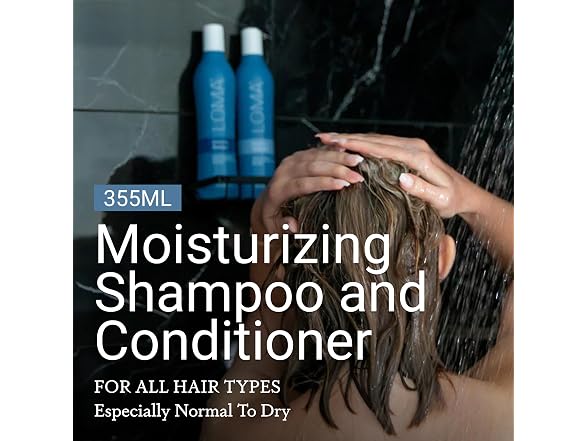 Shampoo, 12 oz & LOMA Moisturi