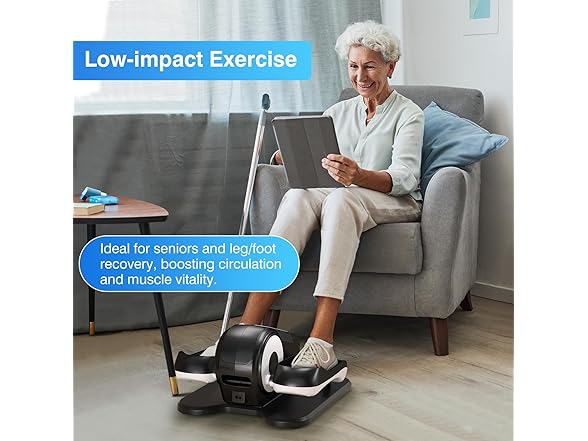 Umitec Under Desk Elliptical Machine with App