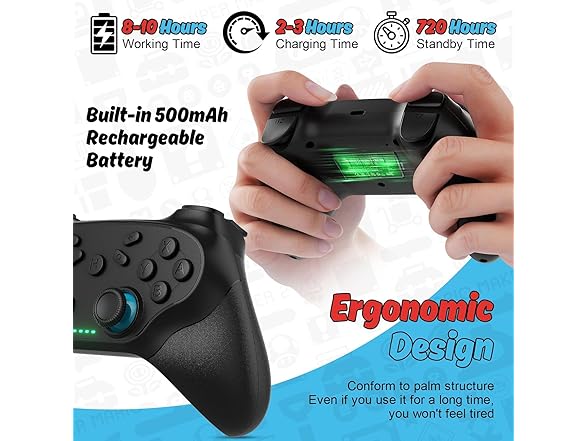 Nonbliep Wireless Controller, 2 Pack