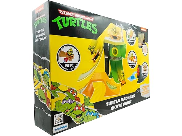 TMNT Toy, Turtle Madness Skate Park Playset