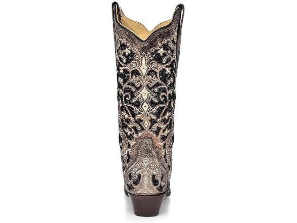 Corral Boots Women's Black Floral Wester