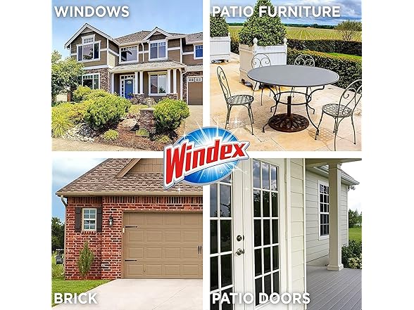 Windex Outdoor Glass Cleaner, 32oz