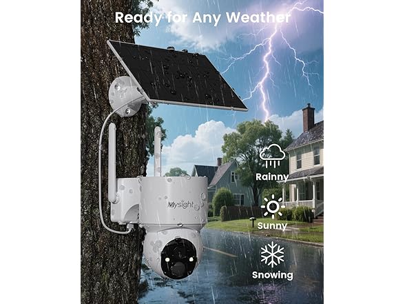 Mysight Wireless Solar Security Cameras
