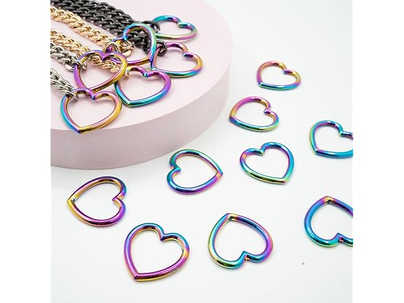 ADEMISHIA Rainbow Cuban Chain