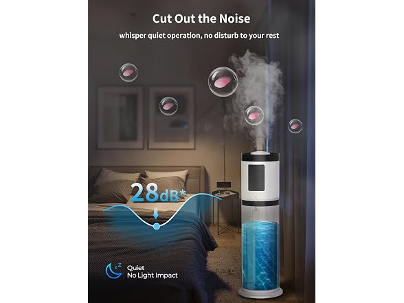 Nexva 8L Quiet Humidifier 500sqft 60H