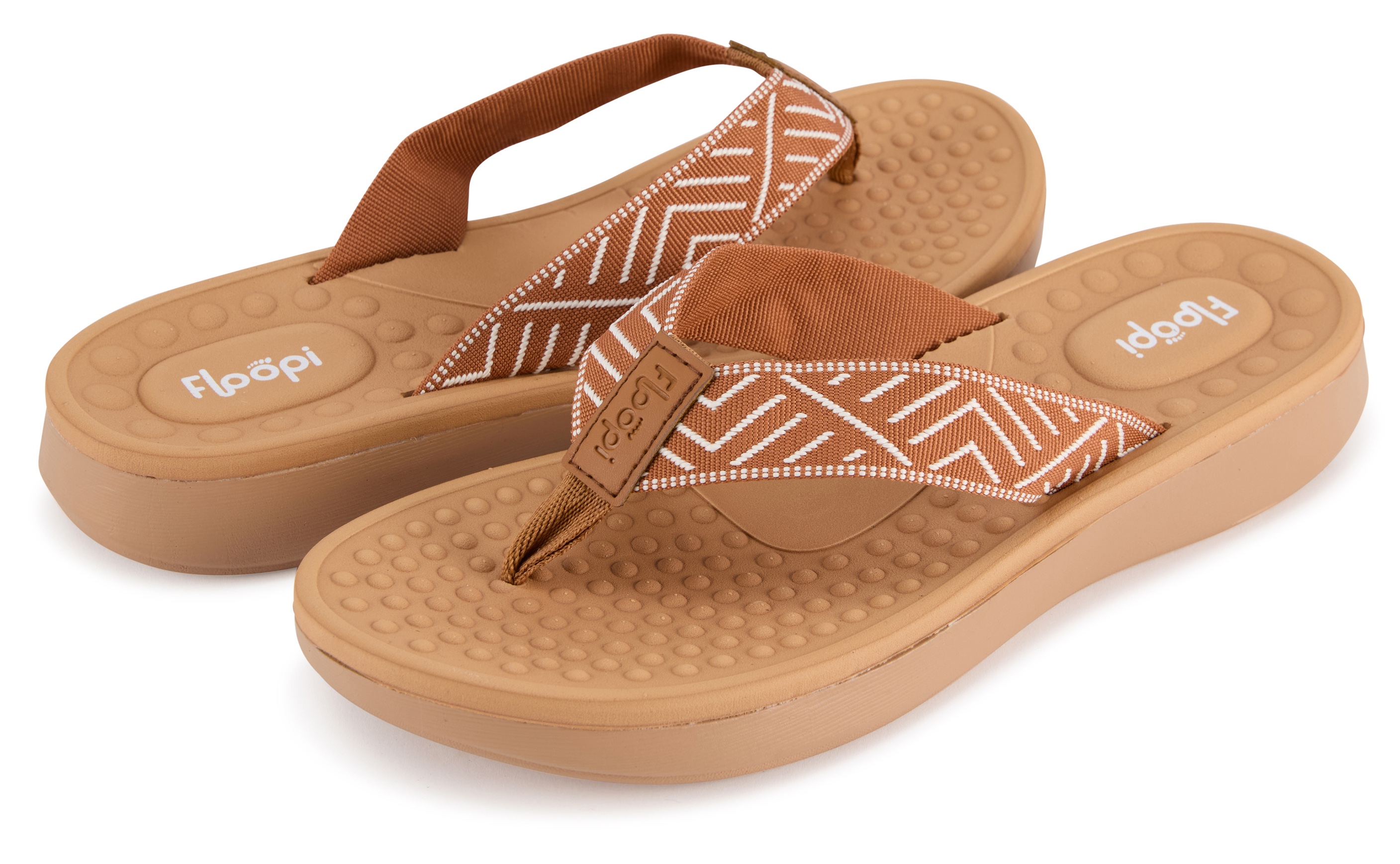 Floopi Womens Aztec Knit Flip Flop - Gallery 14