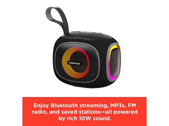 RadioShack 10W Wireless Bluetooth Mini Speaker