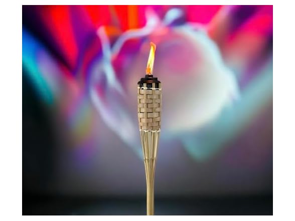 Rum Brand Bamboo Torches for Outside Patio
