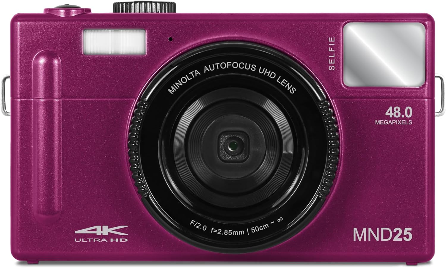 (NEW) Minolta MND25 48 MP Autofocus / 4K Ultra HD Camera w/Selfie Mirror - Gallery 10