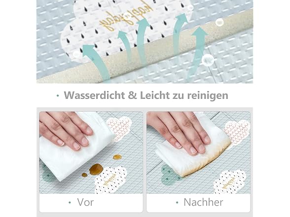 UANLAUO Foldable Baby Play Mat