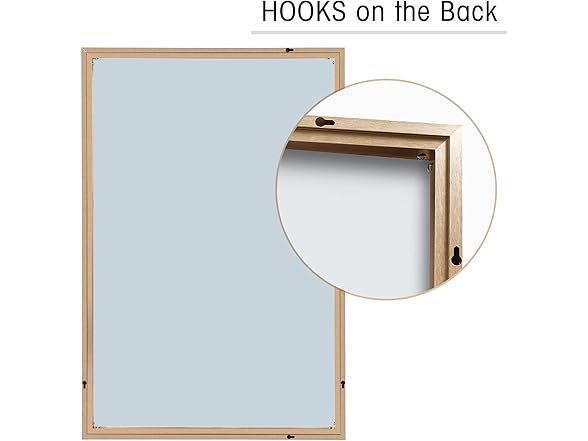 NeuType Wall-Mounted Mirror,Gold 36"x24"