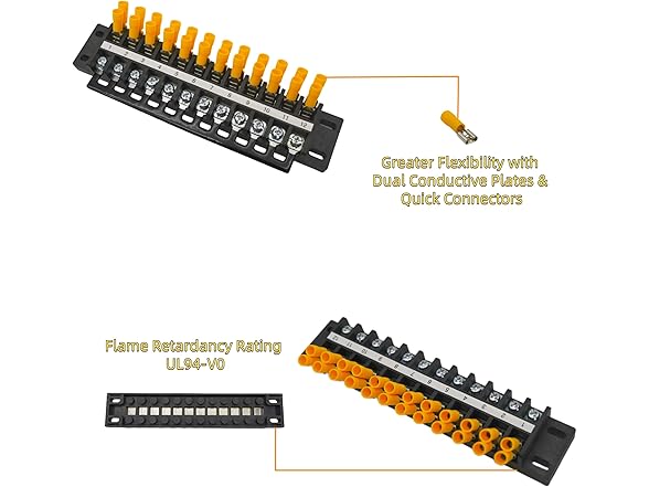 Kuinndoo Double Terminal Block 4 Sets