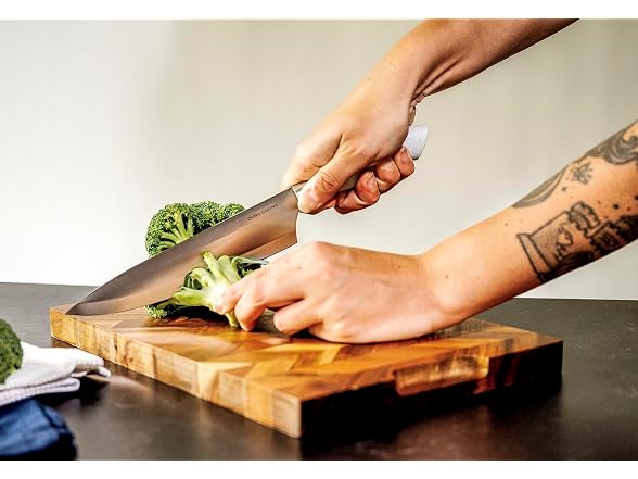 Eco-Friendly 3Pc Kitchen Knife Set w/ Sheaths
