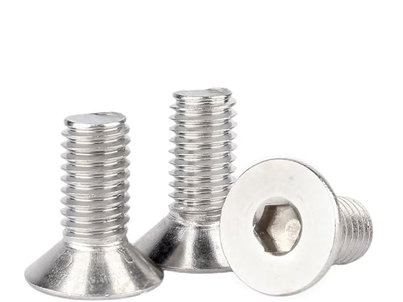 M3x6mm Flat Head Screws 50Pcs 304SS