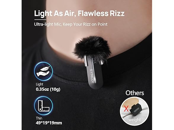 SYNCO USB-C Wireless Lavalier Microphones