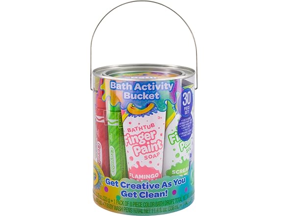 Crayola Bath Tub Mini Paint Set 9 Piece