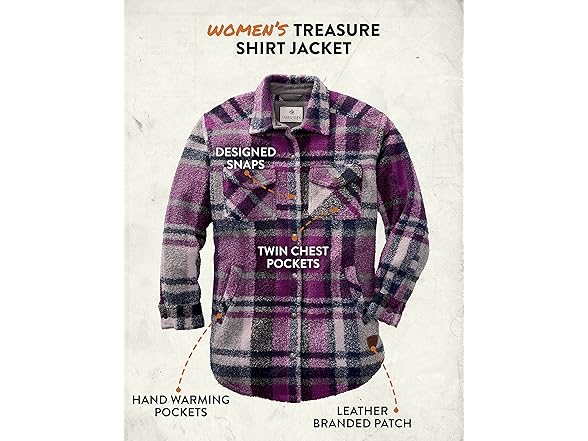Legendary Plum Treasure Shirt Jac (S)