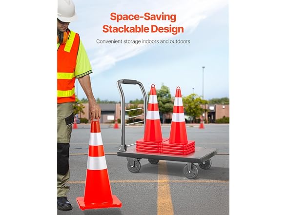 VEVOR Safety Cones - 12 x 28"
