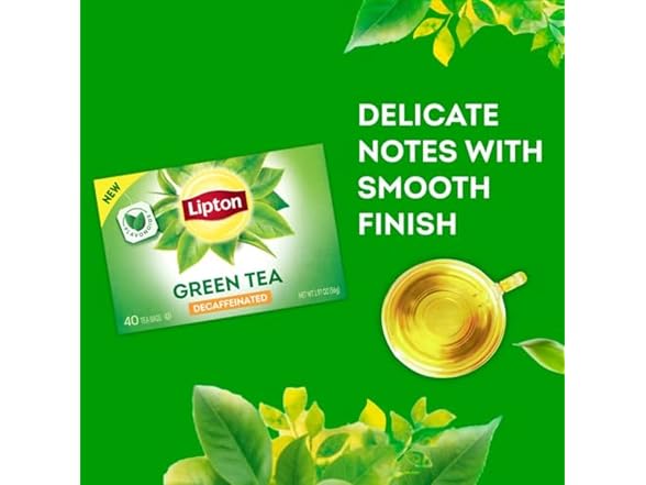 Lipton Decaffeinated Green Tea Bags