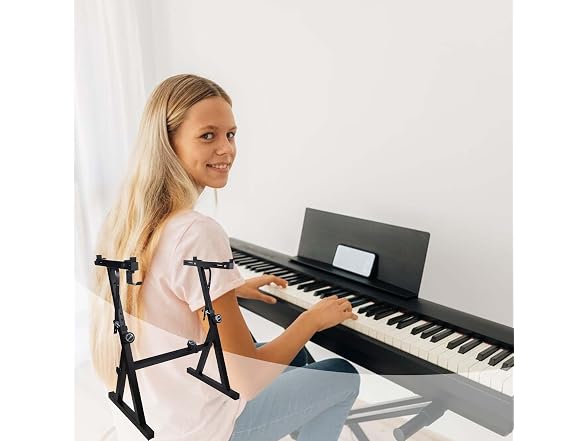 Takywep Heavy-Duty z-Shaped Piano Keyboard Stand