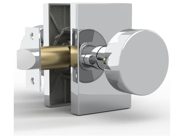 Polished Chrome Privacy