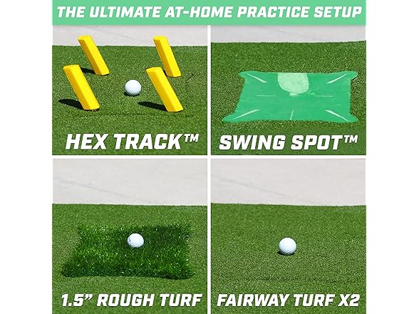GoSports 5 ftx4 ftPRO Golf Practice Hitting Mat - Gallery 4