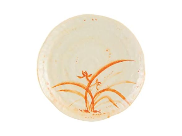 Gold orchid melamine Dinnerware