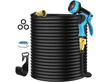 $34.99, Was $59.99, 41% Off! 100FT Expandable Garden Hose- Nozzle included dealfomo