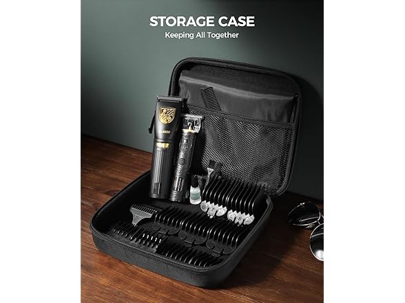 GLAKER Black Hair Clippers for Men