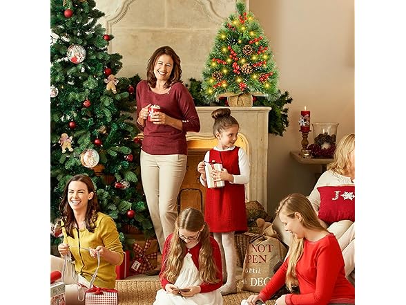 Yemetey Mini Christmas Tree with Lights