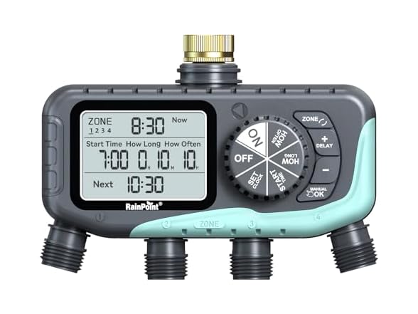 RAINPOINT 4-Outlet Hose Timer