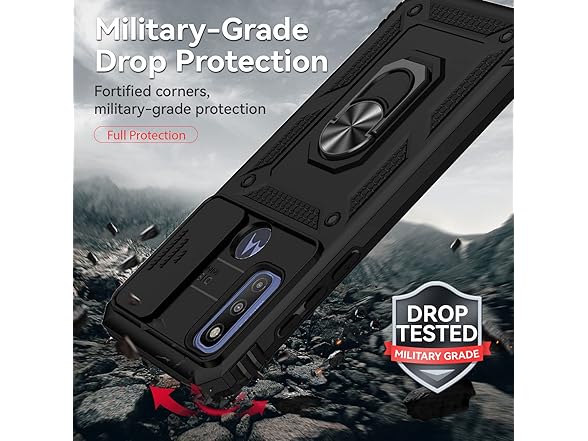 Motorola Moto Case w/Slide Camera Cover
