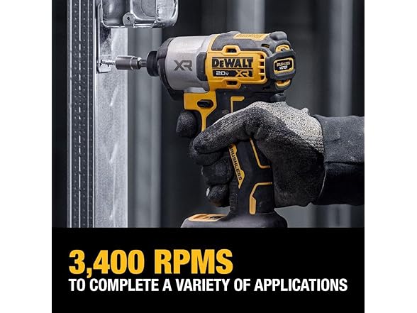 DEWALT DCF845P1 20V MAX Impact Driver, Battery & Charger