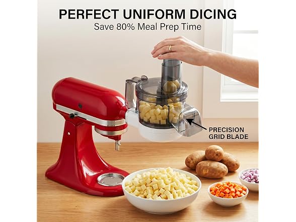 GVODE 5-in-1 Food Processor Attachment for KitchenAid