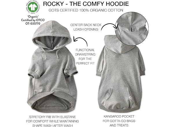 Pet Passion Rocky – The Original Lightweight Hooded Tee