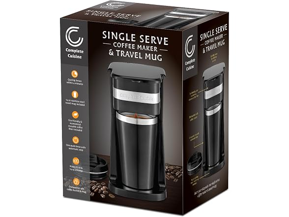 Complete Cuisine Single Serve Coffee Maker - Gallery 8
