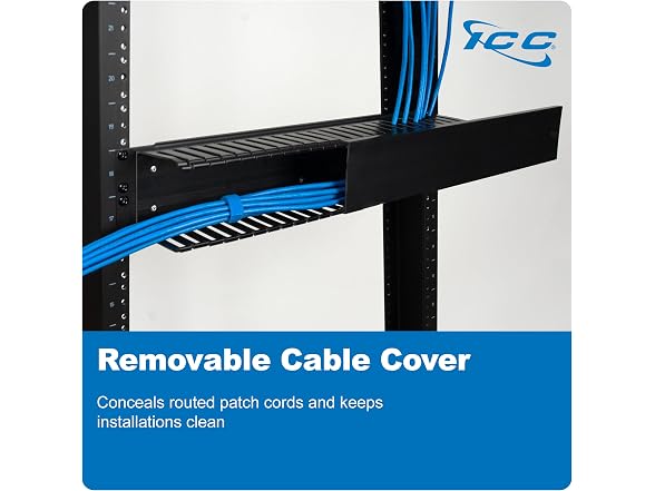ICC 2U Finger Duct Cable Manager