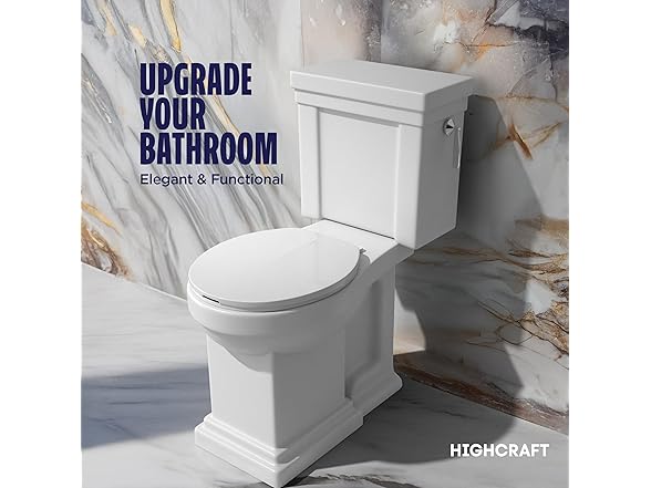 HIGHCRAFT Premium Round Toilet Seat