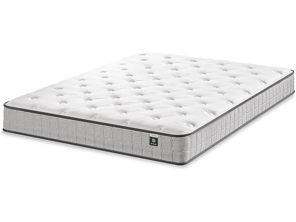 Zinus 8 Inch Comfort Support Cooling Gel Hybrid Mattress