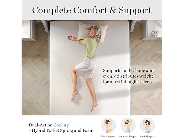 Martha Stewart SleepComplete Twin Mattre