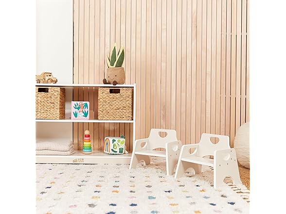 ECR4Kids Wooden Toddler Chair, 2Pk